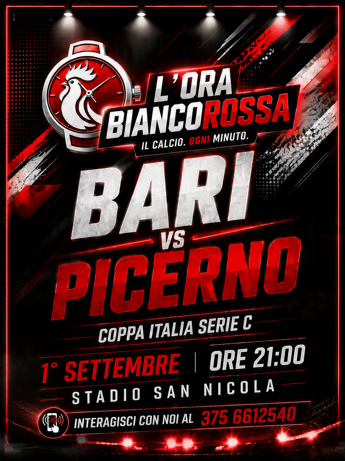 Coppa Italia Serie C, Bari-Picerno il 1° settembre
